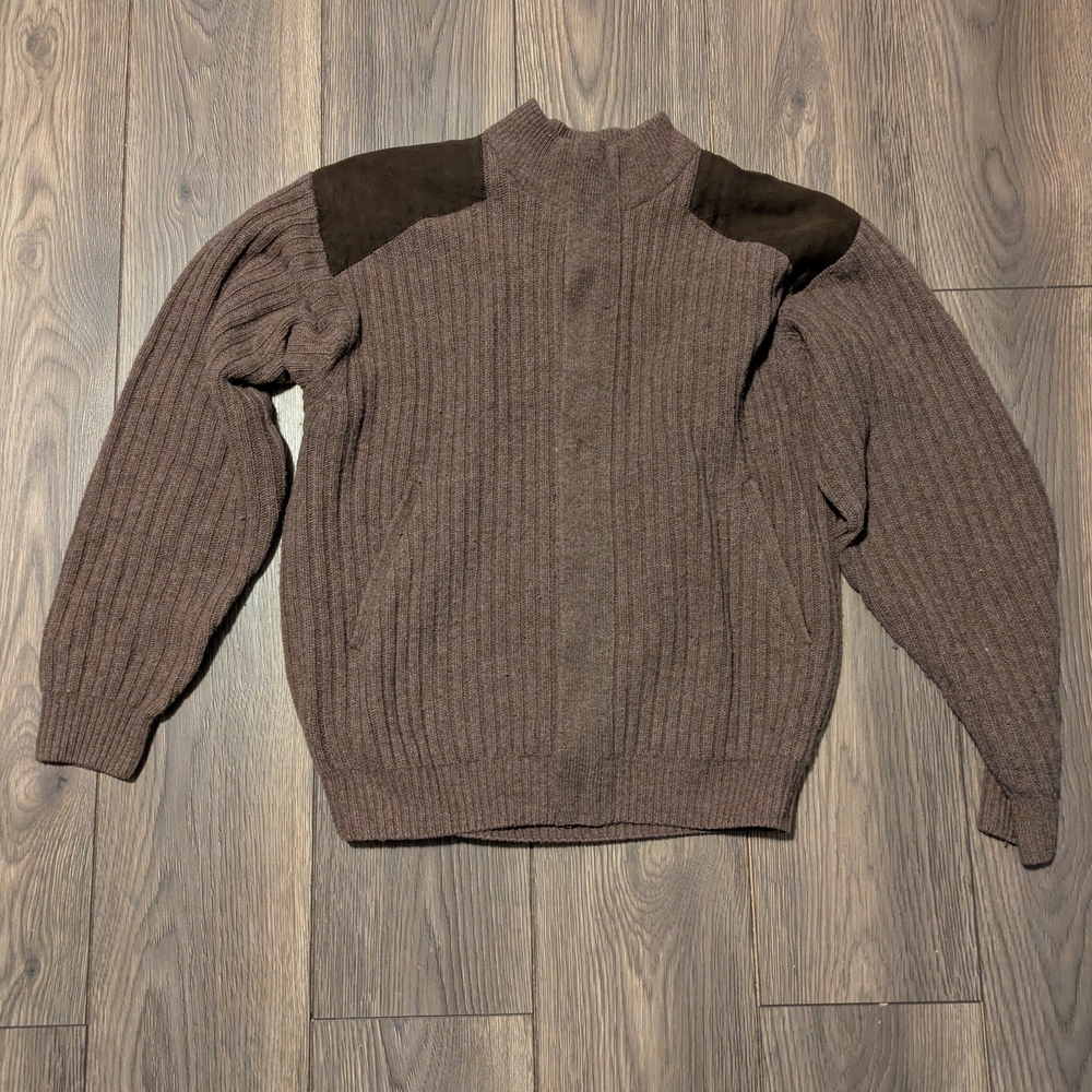Cabela's Lambswool Full Zip Sweater